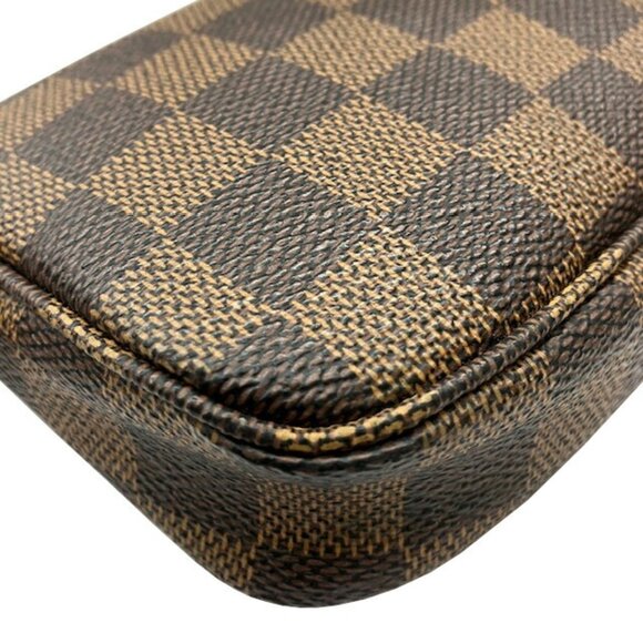 LOUIS VUITTON Brown Damier Pouch - Picture 4 of 10